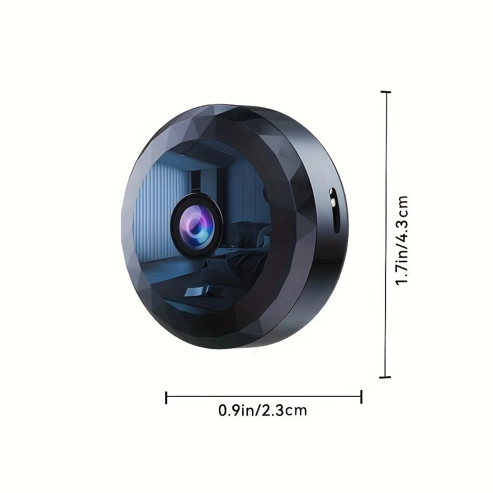 wireless mini wifi security camera with night vision motion detection rechargeable battery and app control for home security monitoring