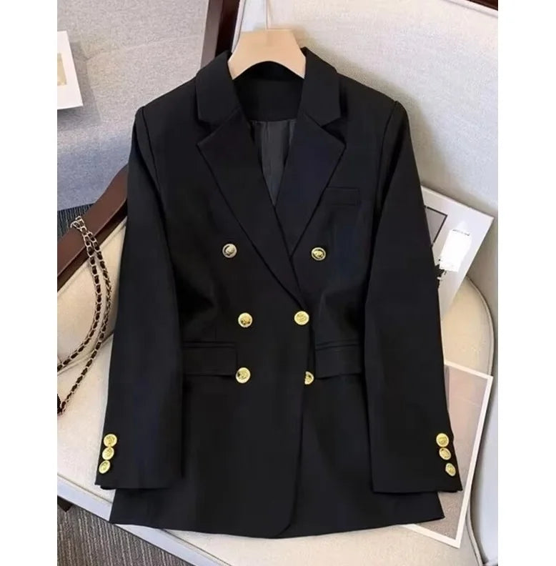 Women's casual loose fit suit jacket stylish blazer perfect for work and everyday fashion in USA and Canada.